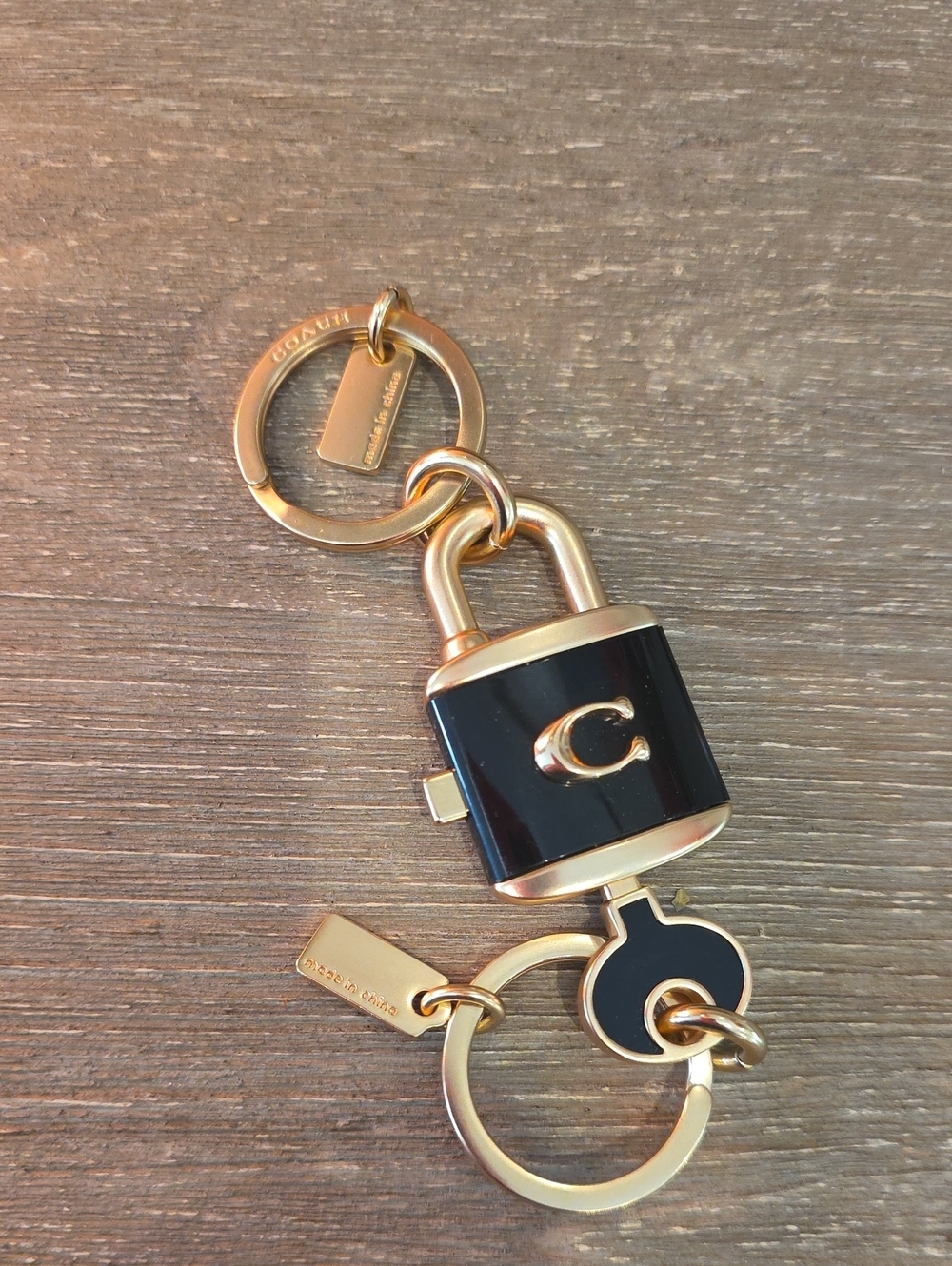 Coach Authentic Lock And Key Valet Key Fob